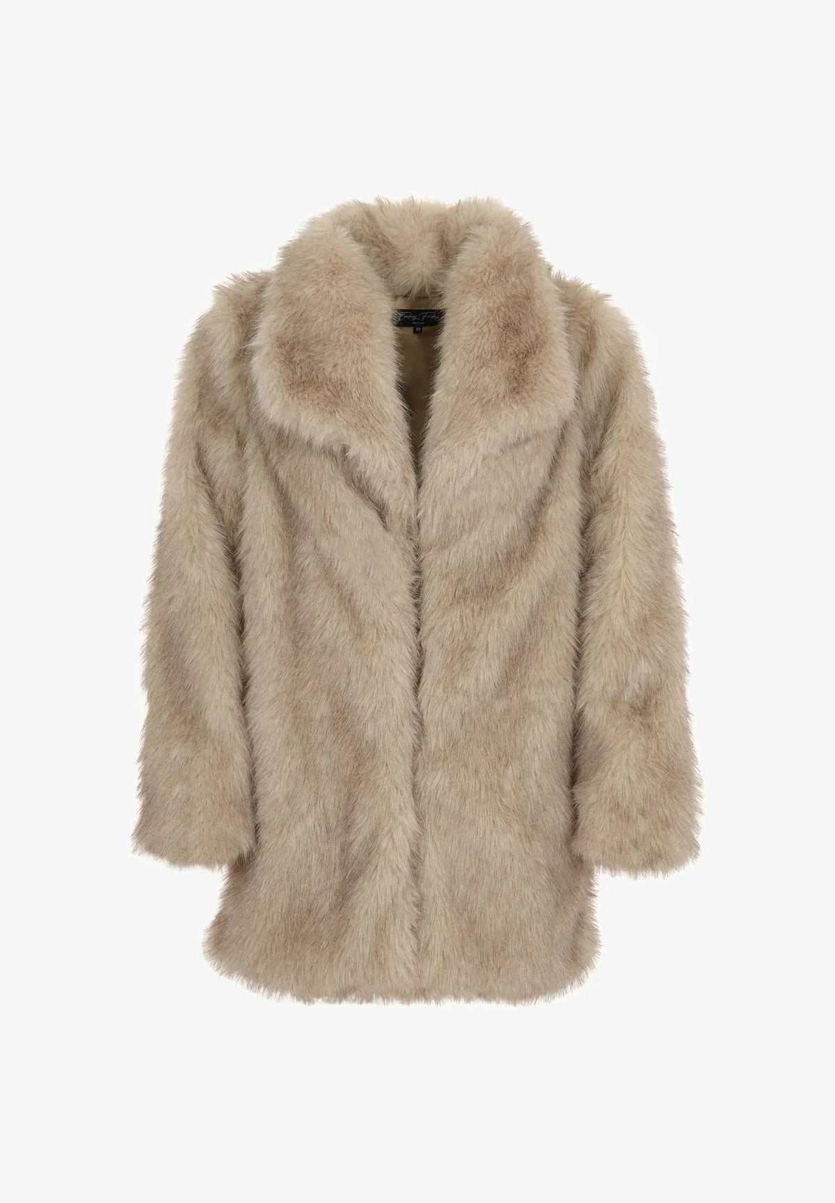 TIPPED LONG PILE MID LENGTH - Manteau d'hiver - beige Auralise