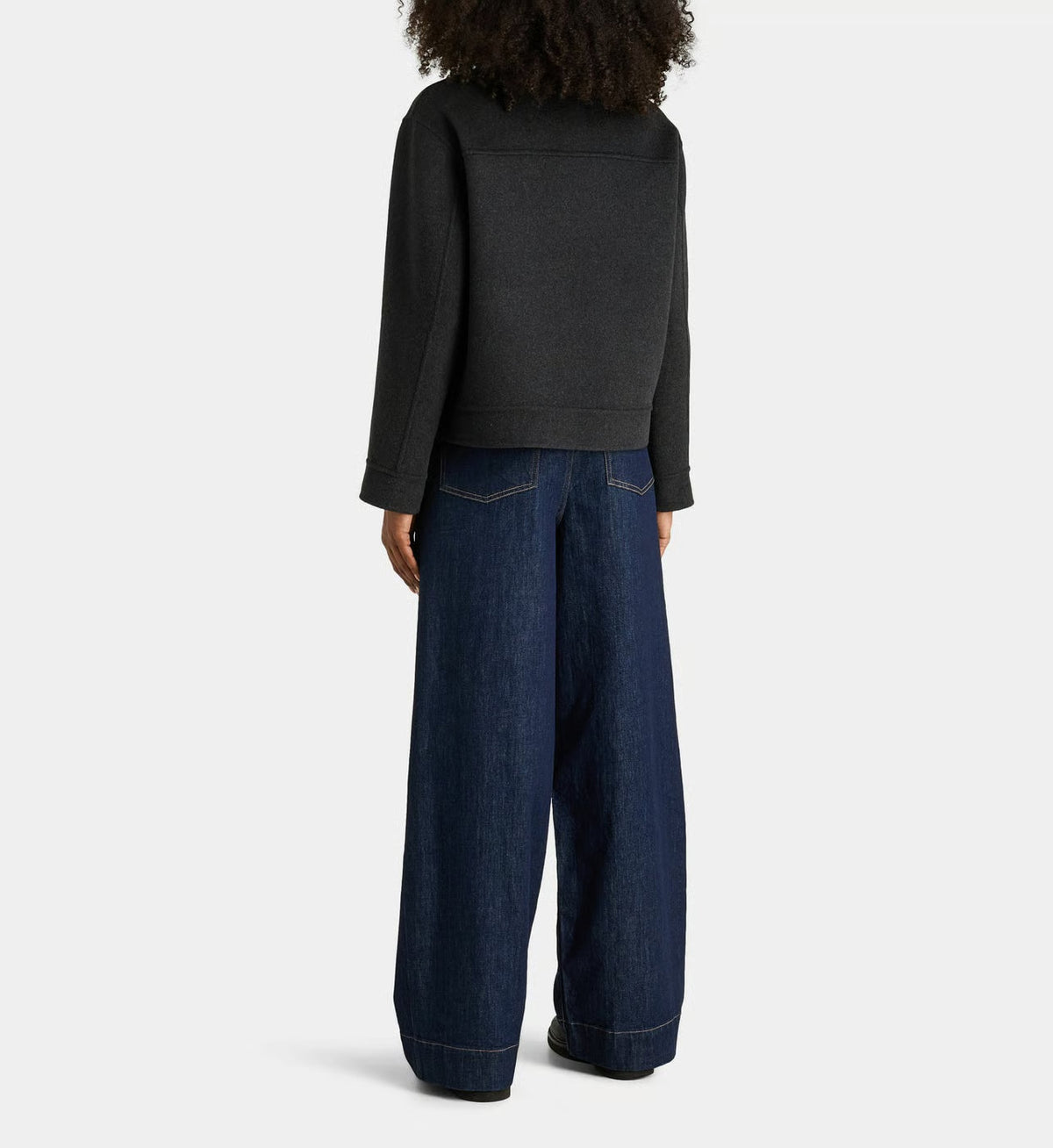 Jodhpur Manteau court Bobo laine mélangée Auralise