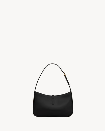 5 à 7 cuir lisse noir Auralise