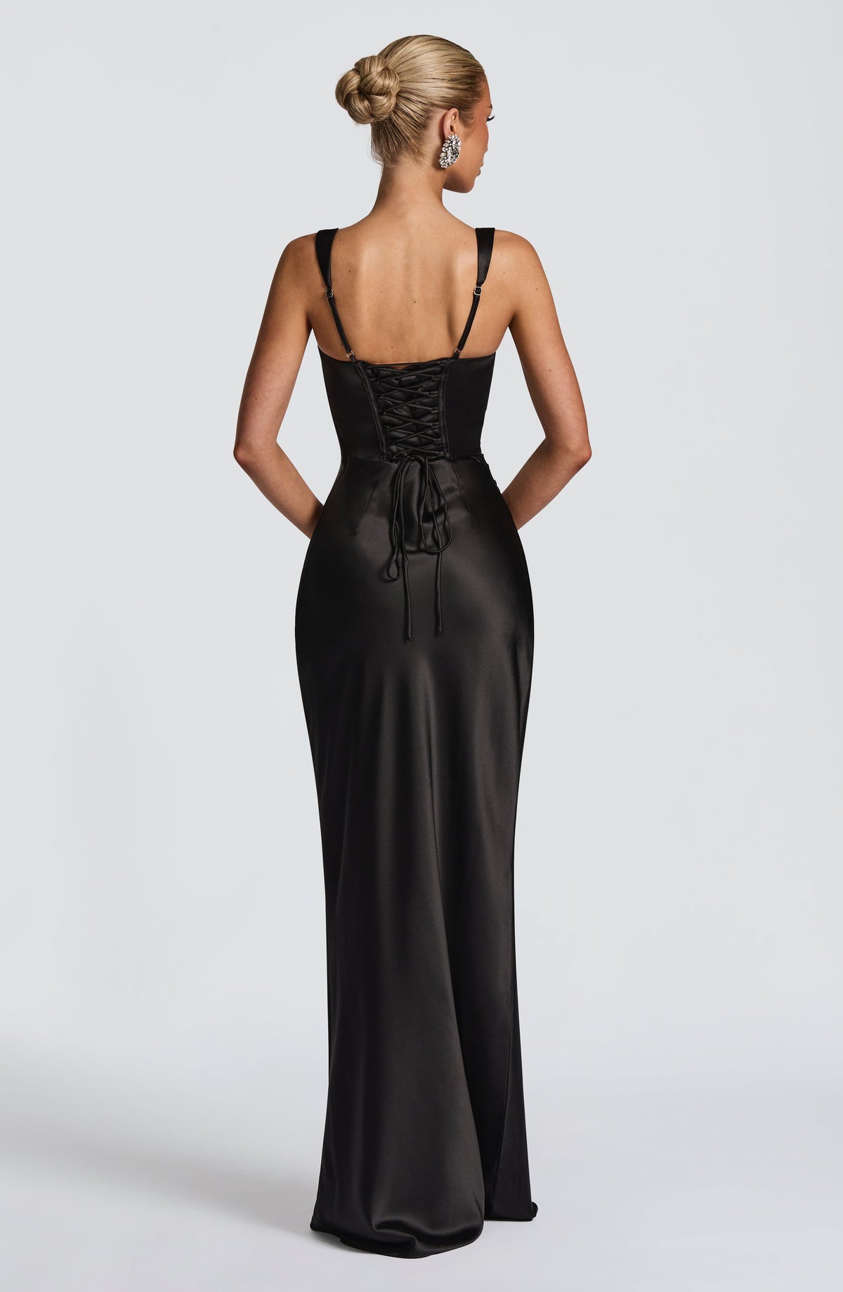 Calanthe Maxi Dress - Black Auralise
