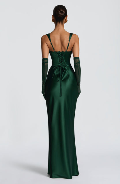 Calanthe Maxi Dress - Emerald Auralise
