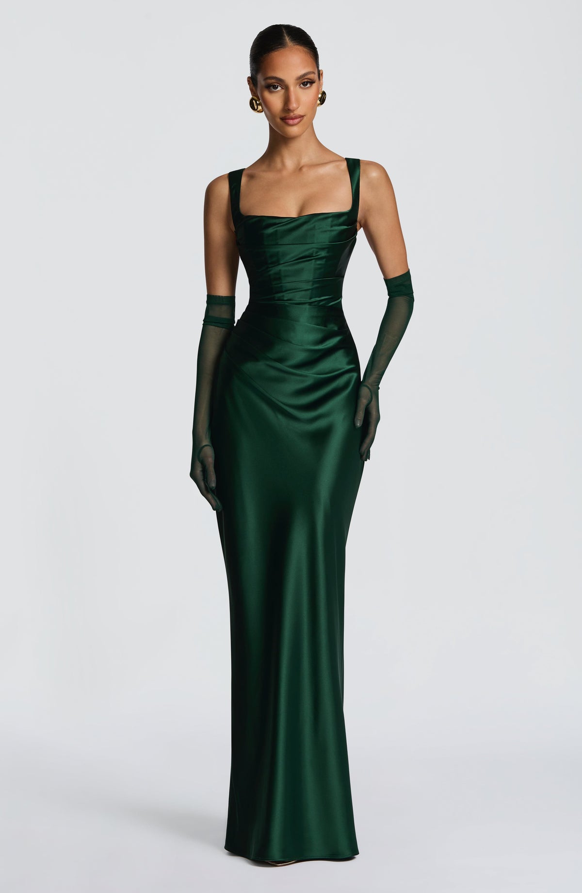 Calanthe Maxi Dress - Emerald Auralise