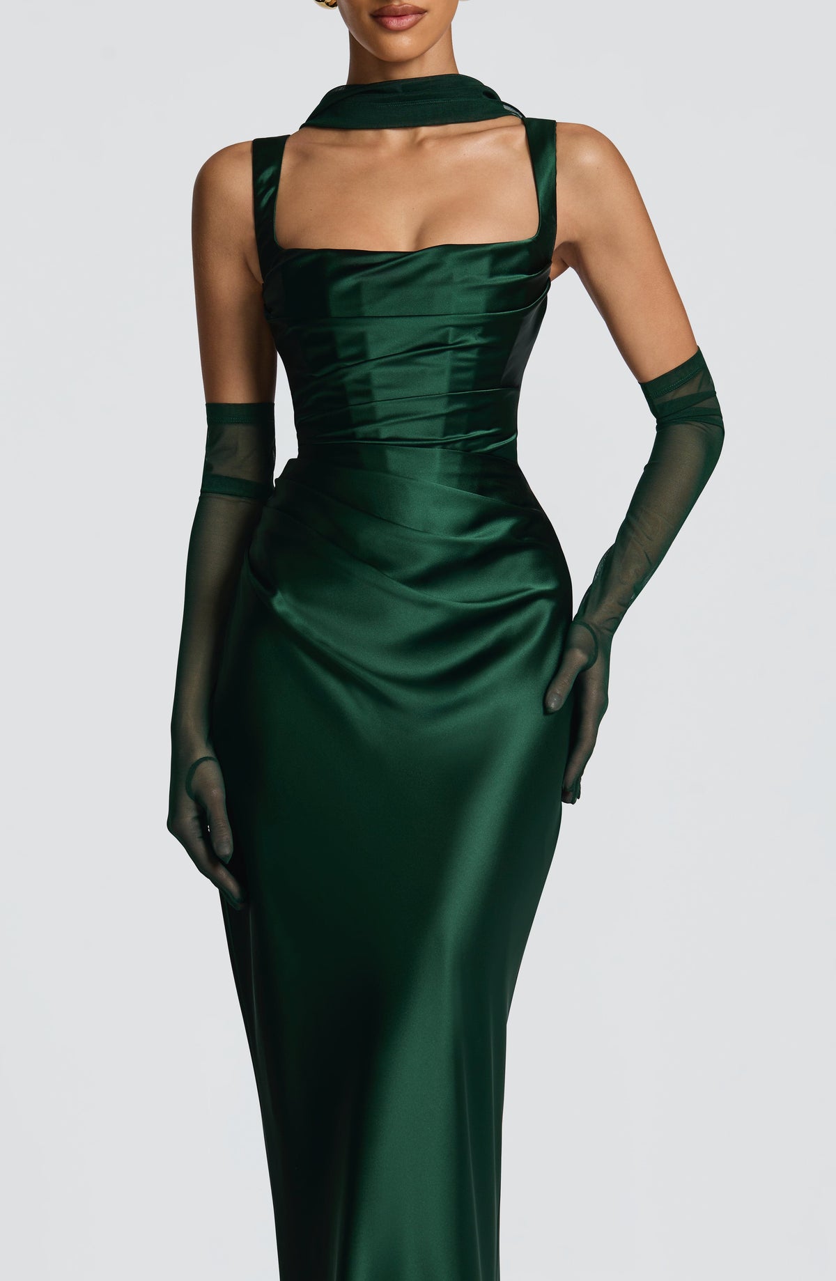Calanthe Maxi Dress - Emerald Auralise