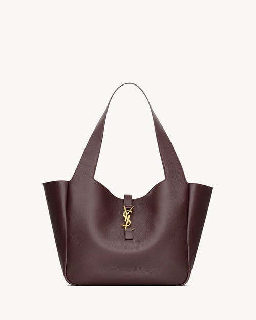 Le 5 À 7 bea in grained leather raisin Auralise