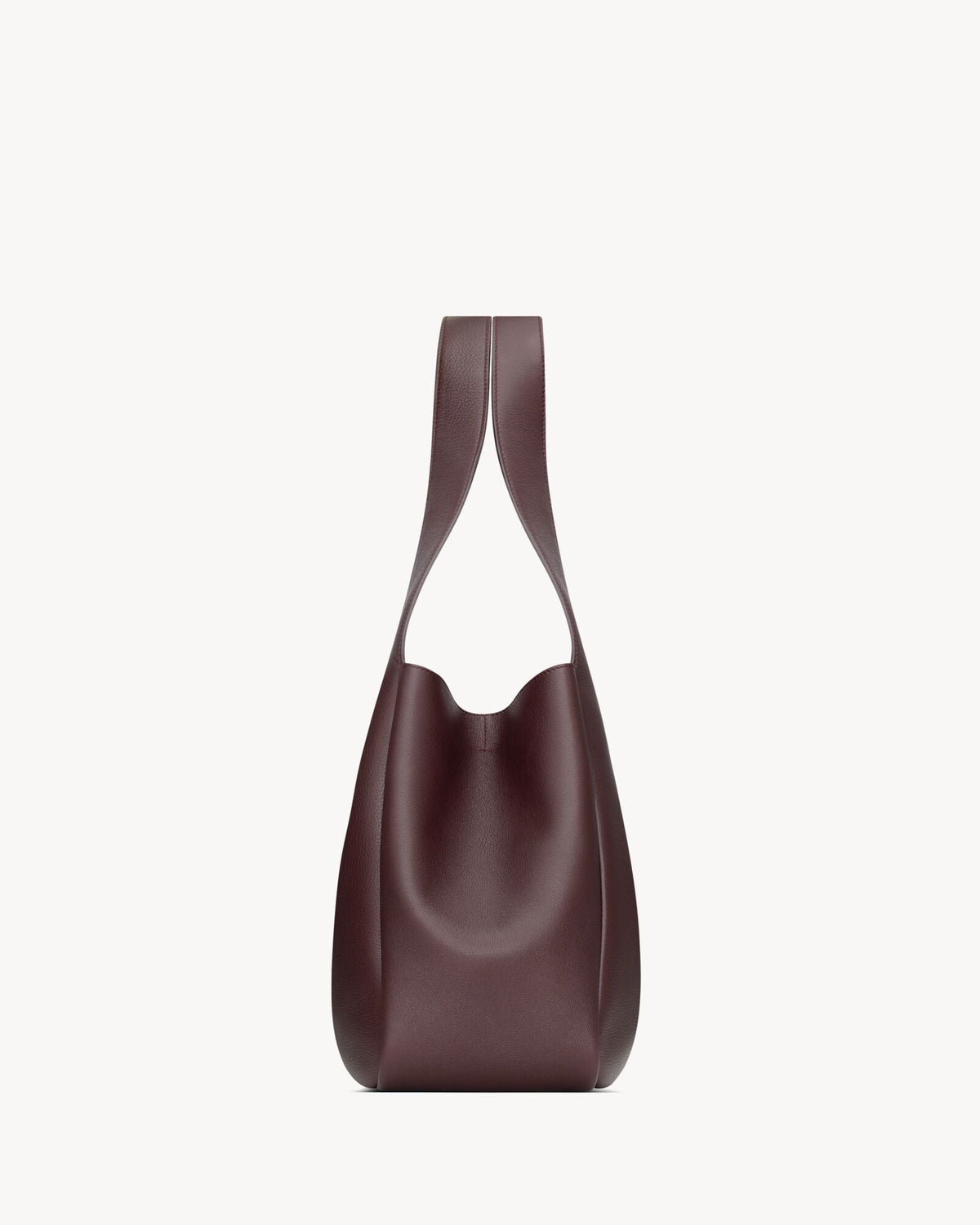 Le 5 À 7 bea in grained leather raisin Auralise