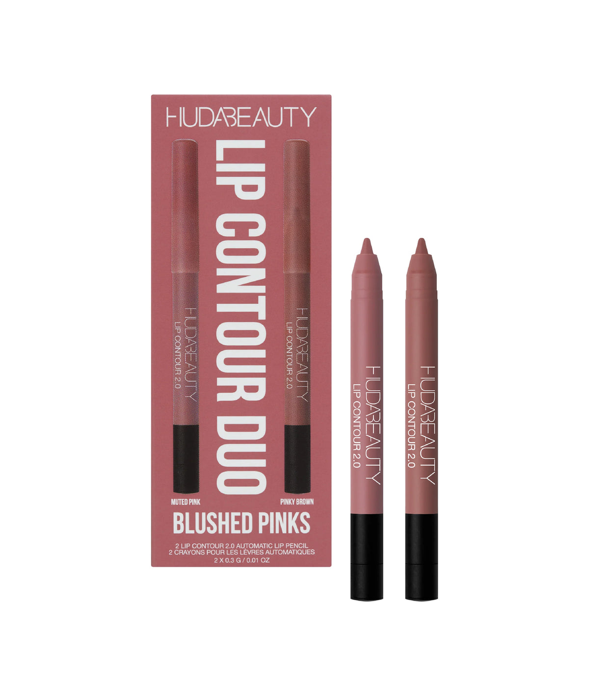 Lip Contour Mini Duo Blushed Pinks Huda Beauty US